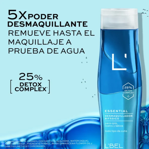 1050737-1600-auto Loción Desmaquillante Bifásica Remueve Maquillaje a Prueba de Agua 125 ml