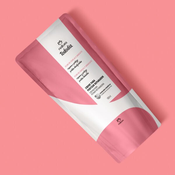 NATCOL-156234_2 Repuesto crema para peinar reparadora Tododia flor de cereza y aguacate - 180ml