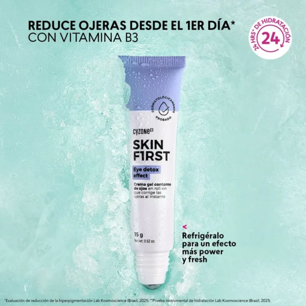 1045208-1600-auto Eye Detox Skin First Contorno de Ojos Crema Gel, 15g