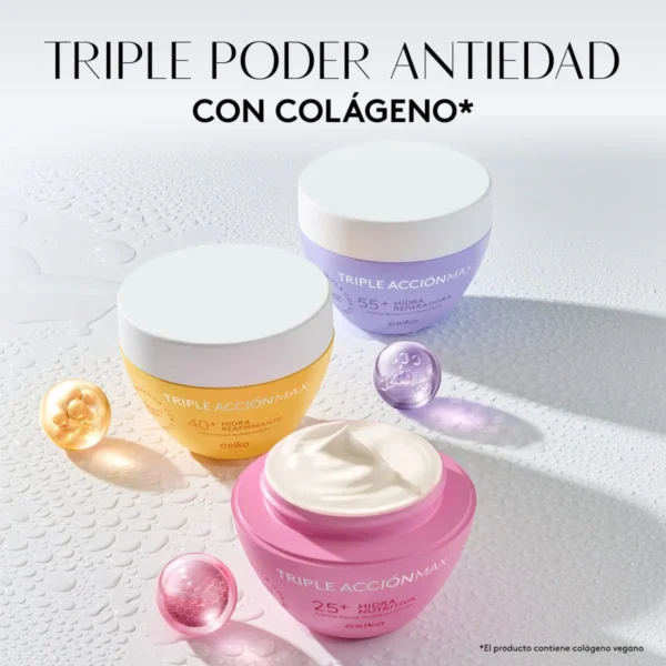 Crema facial Hidra Reparadora Triple Acción Max 55+ 200g