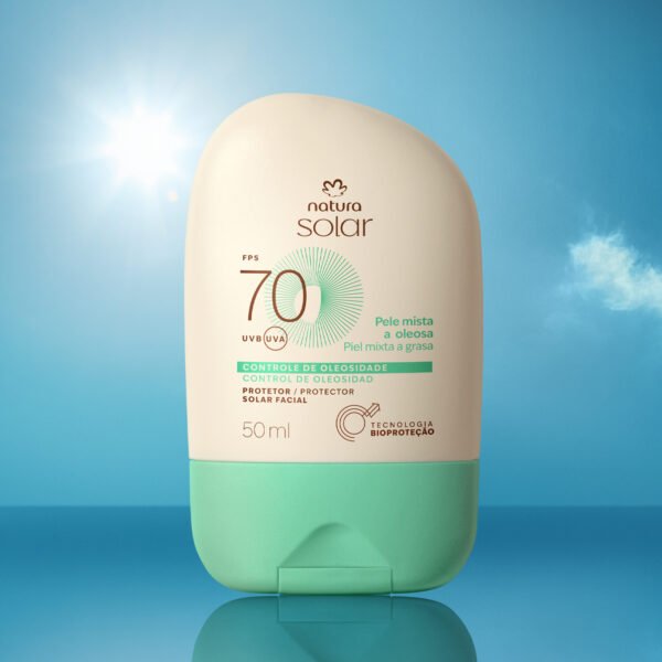 Protector Solar Facial Piel Mixta a Oleosa FPS 70 Natura Solar 50ml