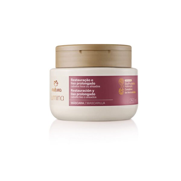 Mascarilla acondicionadora restauración y lisos prolongados cabello liso y alisado- 250ml