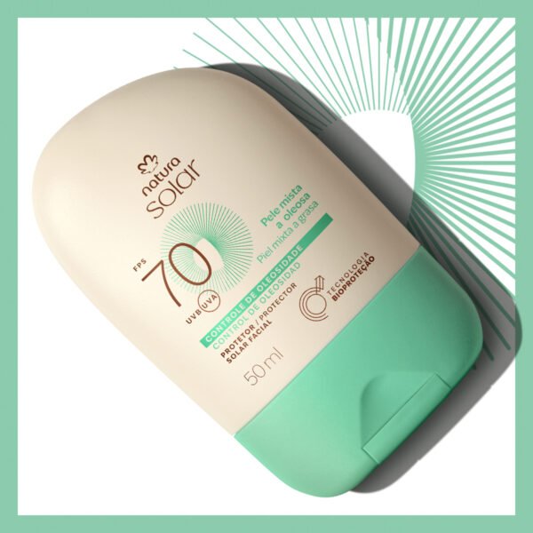 Protector Solar Facial Piel Mixta a Oleosa FPS 70 Natura Solar 50ml