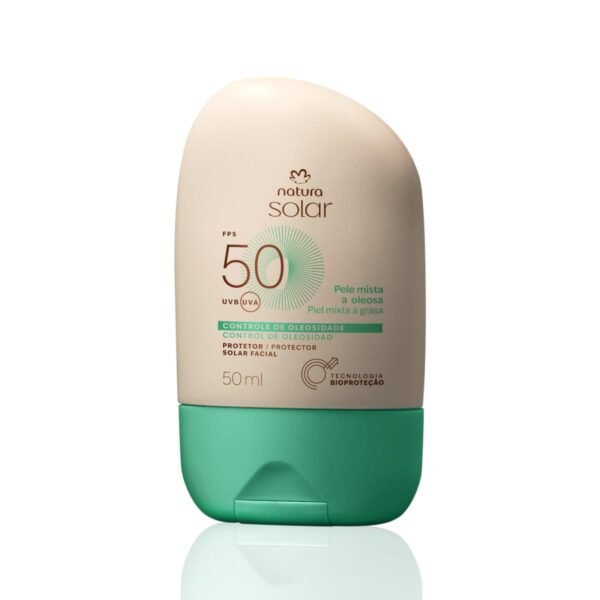 Protector Solar Facial Piel Mixta a Oleosa FPS 50 Natura Solar 50ml