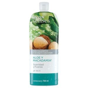 Shampoo y Acondicionador 2 En 1 Aloe y Macadamia - 750ml