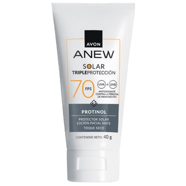 Triple Protección FPS 70 Protector Solar Loción Facial Mate - 40g