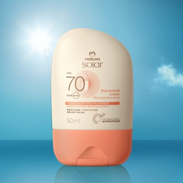 Protector Solar Facial Piel Normal a Seca FPS 70 Natura Solar 50ml