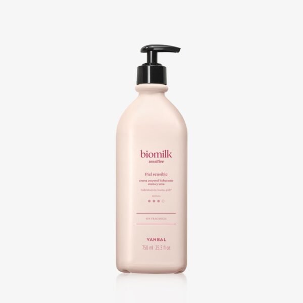 Crema Corporal Hidratante Biomilk Sensitive Avena y Urea, 750ml