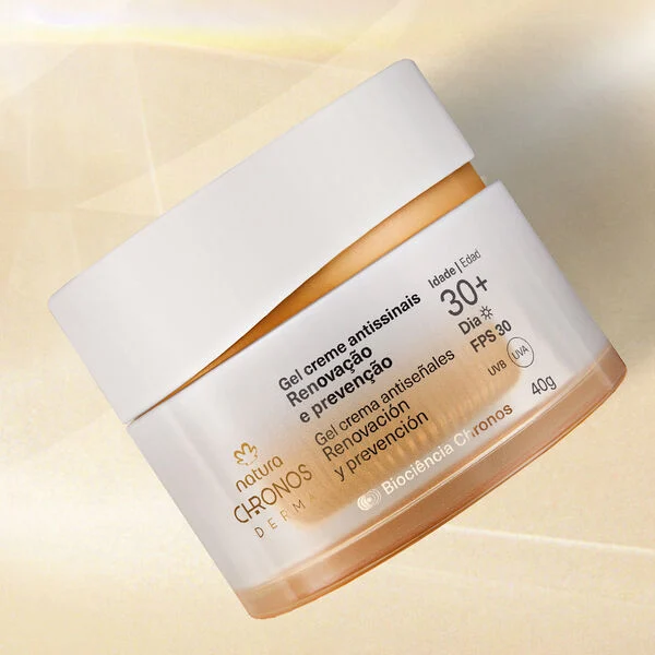 Gel crema antiseñales renovación y prevención 30+ día Chronos Derma - 40g