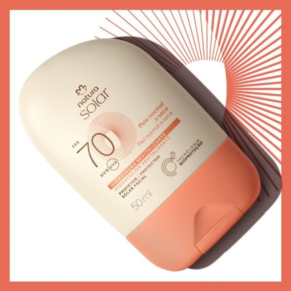 Protector Solar Facial Piel Normal a Seca FPS 70 Natura Solar 50ml