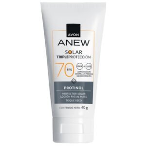 Triple Protección FPS 70 Protector Solar Loción Facial Mate - 40g